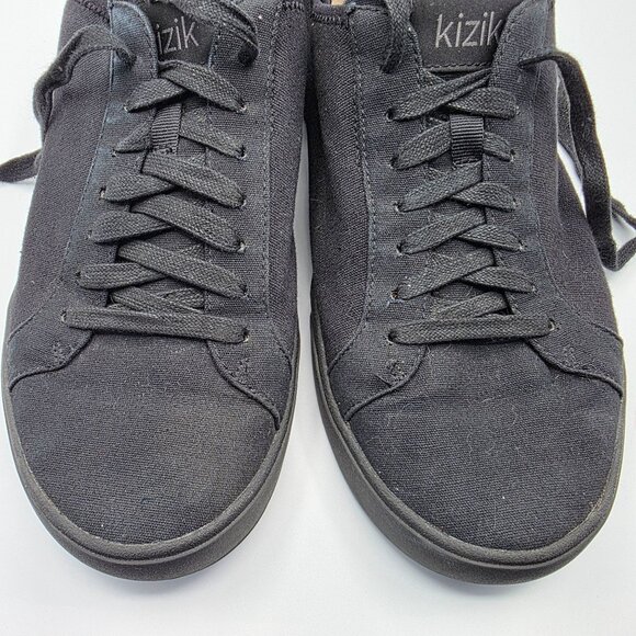 Kizik Irvine Blackout Mens Size 9.5 Wide Triple Black Sneaker Shoes Casual Walk